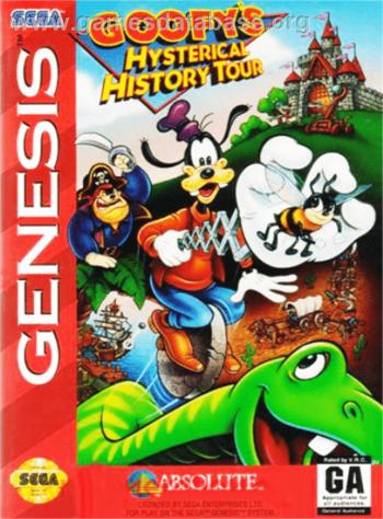 Cover Goofy's Hysterical History Tour for Genesis - Mega Drive